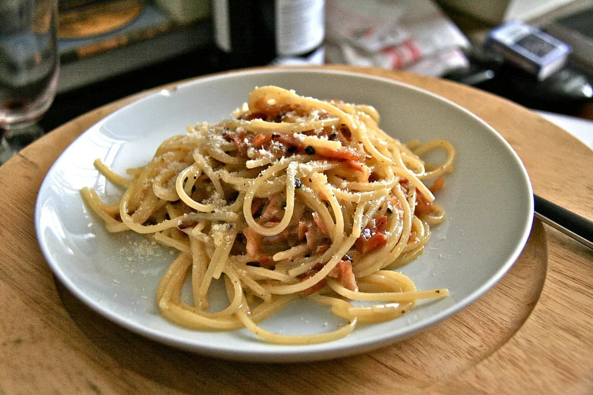 Tabakta spaghetti alla carbonara